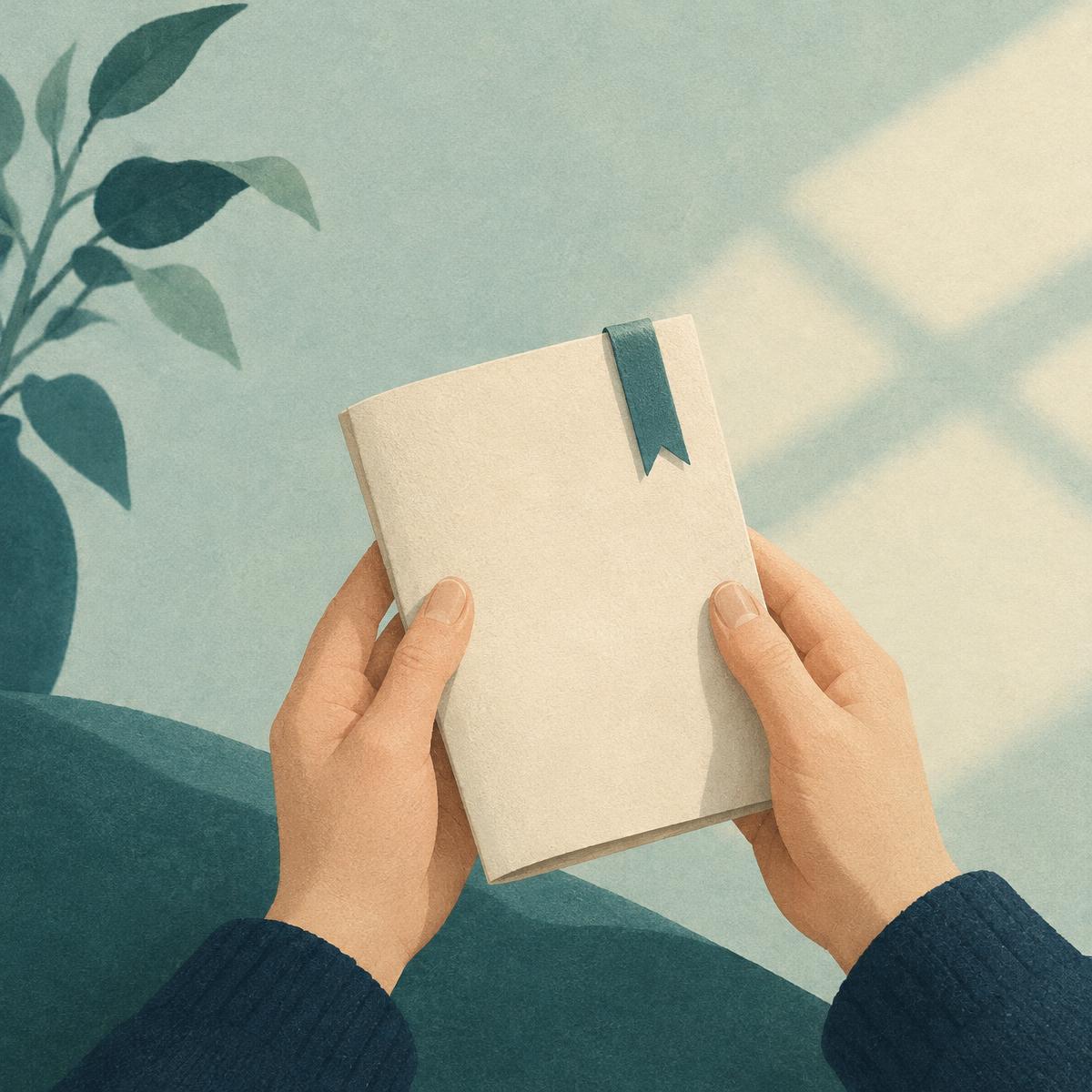 Hands holding a care document